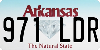AR license plate 971LDR