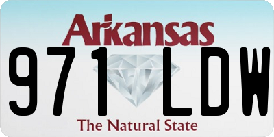 AR license plate 971LDW