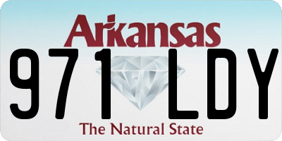 AR license plate 971LDY