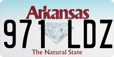 AR license plate 971LDZ