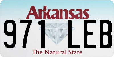 AR license plate 971LEB