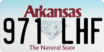 AR license plate 971LHF