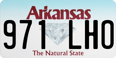AR license plate 971LHO