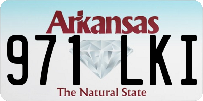 AR license plate 971LKI