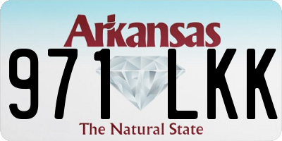 AR license plate 971LKK
