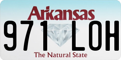 AR license plate 971LOH
