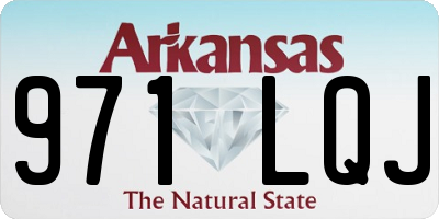 AR license plate 971LQJ