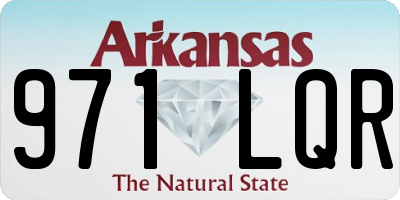 AR license plate 971LQR