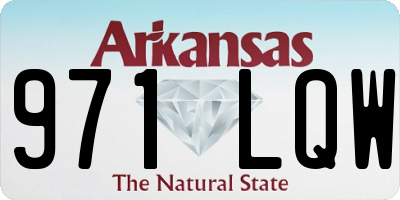AR license plate 971LQW