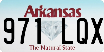 AR license plate 971LQX