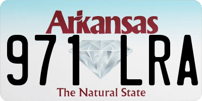 AR license plate 971LRA