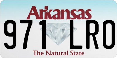 AR license plate 971LRO