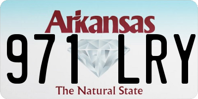 AR license plate 971LRY