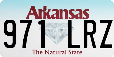 AR license plate 971LRZ