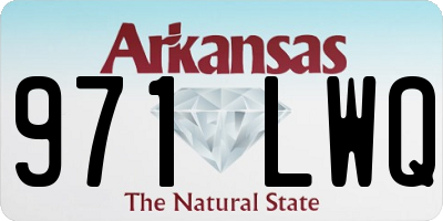 AR license plate 971LWQ