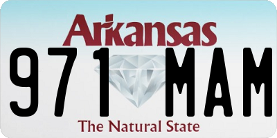 AR license plate 971MAM