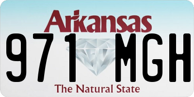 AR license plate 971MGH