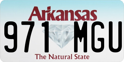 AR license plate 971MGU