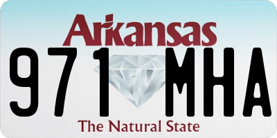 AR license plate 971MHA