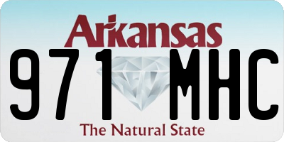 AR license plate 971MHC