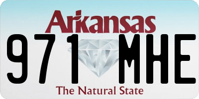 AR license plate 971MHE