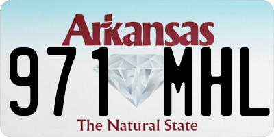AR license plate 971MHL