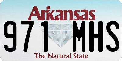 AR license plate 971MHS