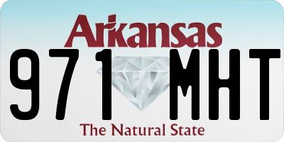 AR license plate 971MHT