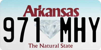 AR license plate 971MHY