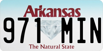 AR license plate 971MIN