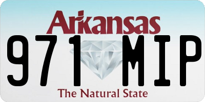 AR license plate 971MIP
