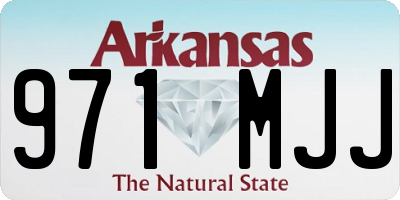 AR license plate 971MJJ