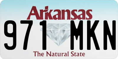 AR license plate 971MKN