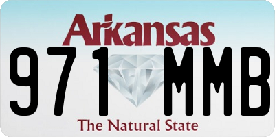 AR license plate 971MMB