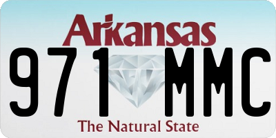 AR license plate 971MMC