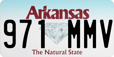 AR license plate 971MMV
