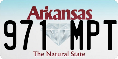 AR license plate 971MPT