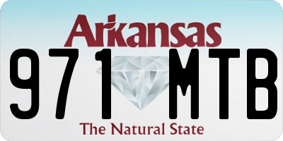 AR license plate 971MTB