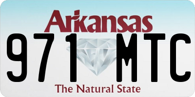 AR license plate 971MTC