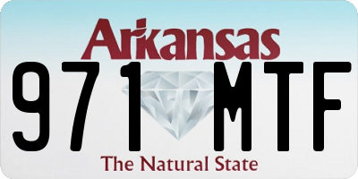 AR license plate 971MTF