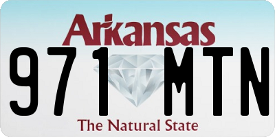 AR license plate 971MTN