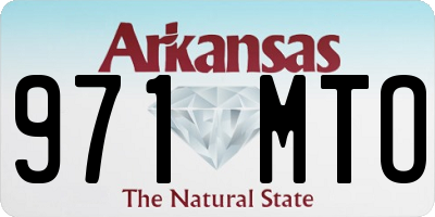 AR license plate 971MTO