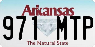 AR license plate 971MTP
