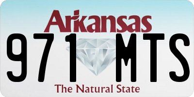 AR license plate 971MTS
