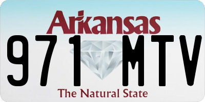 AR license plate 971MTV
