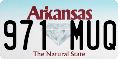 AR license plate 971MUQ