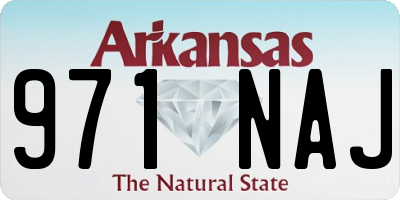 AR license plate 971NAJ