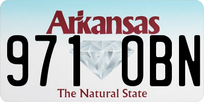 AR license plate 971OBN