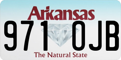 AR license plate 971OJB