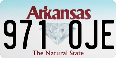 AR license plate 971OJE